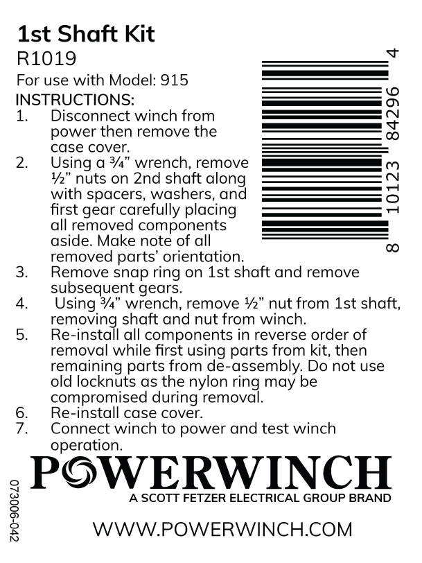 073006 0421stShaftKit