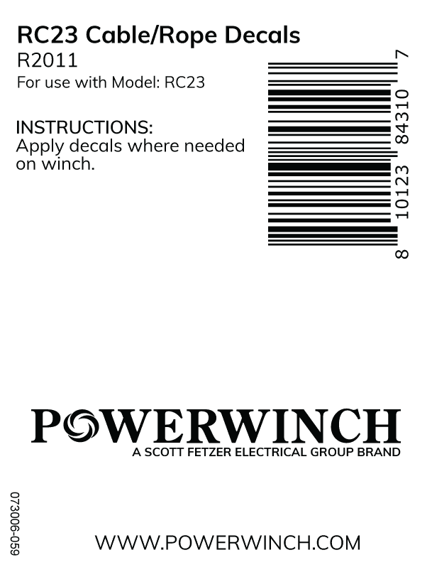 073006 059RC23Cable RopeDecal