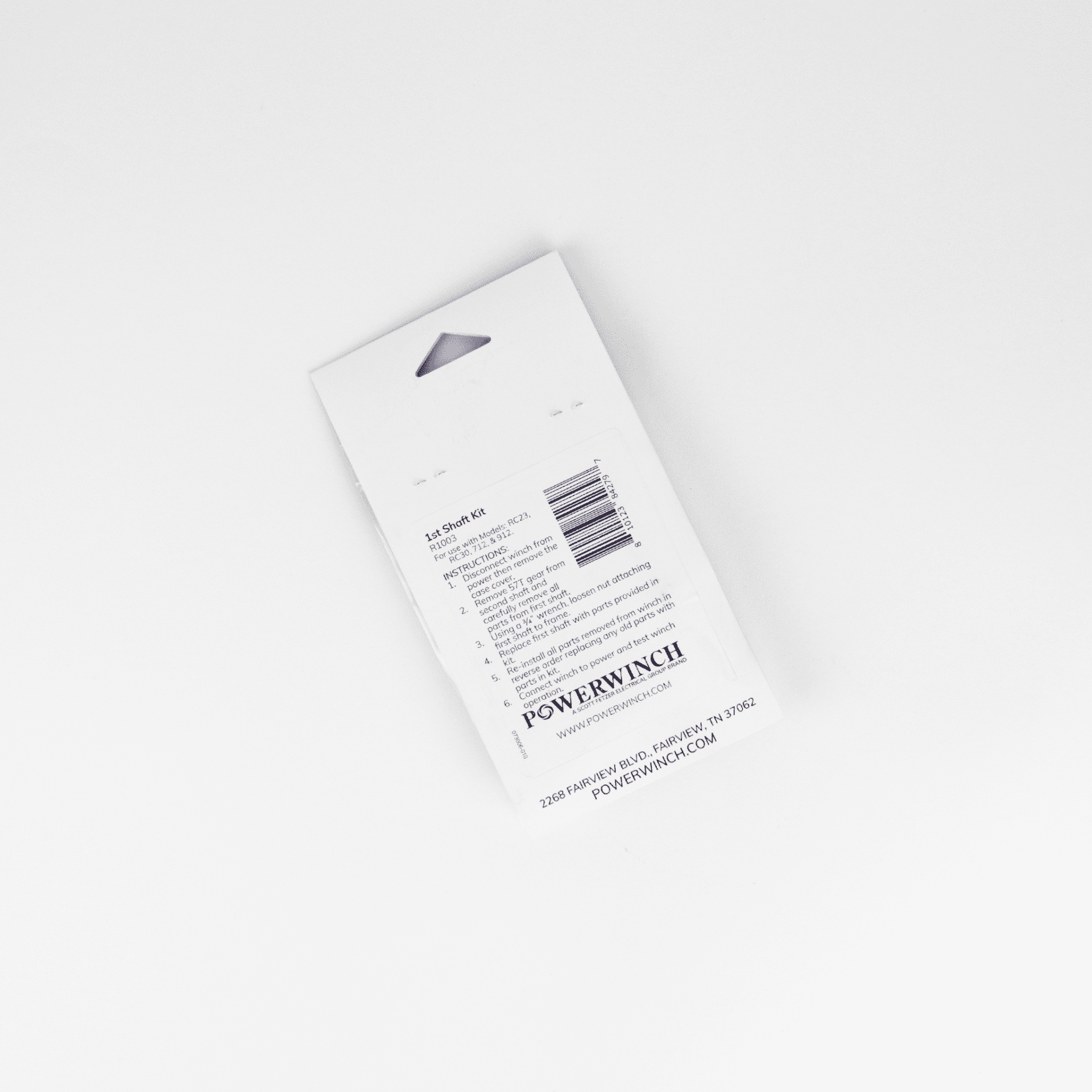 R1003 1stShaftKitPackagingBack